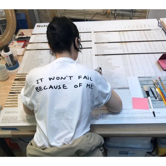 2019 Tom Sachs Ten Bullets Tee It Won’t Fail Because of Me T-shirt Size Small - Picture 3 of 6